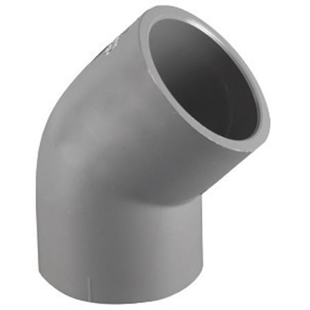 Charlotte Pipe And Foundry Charlotte Pipe Schedule 80 1 in. Slip X 1 in. D Slip PVC 45 Degree Elbow 1 pk PVC 08309 1400